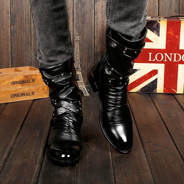 fashion male warm ankle motorcycle boots men pu leather boots winter shoes fashion men brithsh shoes, Black
fashion male warm ankle motorcycle boots men pu leather boots winter shoes fashion men brithsh shoes, Black