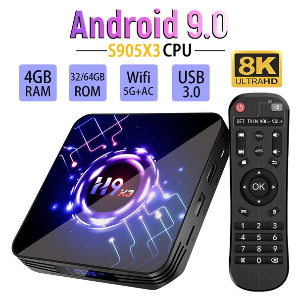 h9 x3 transpeed android 9,0 8k 4k tv boxwifi amlogic s905x3 4gb 32g 64gb ultrahd hdr 5g 1000m коѬо оен бѬо box
h9 x3 transpeed android 9,0 8k 4k tv boxwifi amlogic s905x3 4gb 32g 64gb ultrahd hdr 5g 1000m коѬо оен бѬо box
