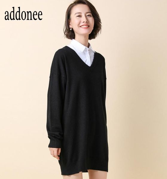 spring autumn winter new women lady cashmere wool long sweater pullovers solid v-neck casual big size warm wild loose fashion, White;black
spring autumn winter new women lady cashmere wool long sweater pullovers solid v-neck casual big size warm wild loose fashion, White;black