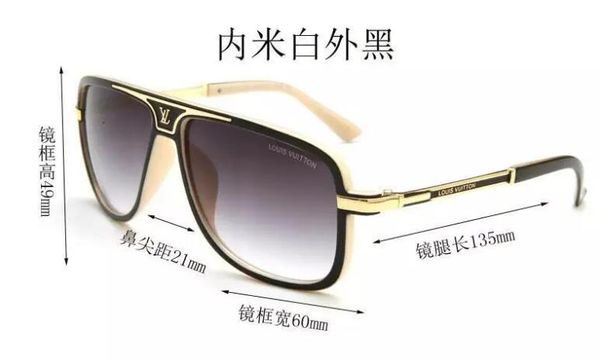 Sungla e eyewear un gla e de igner brand black metal frame dark 50mm gla len e for men women better brown ca e 9239, White;black
Sungla e eyewear un gla e de igner brand black metal frame dark 50mm gla len e for men women better brown ca e 9239, White;black