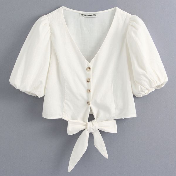 elina slim v neck blouses women fashion bow white buttons shirts women elegant puff sleeve short female ladies dc
elina slim v neck blouses women fashion bow white buttons shirts women elegant puff sleeve short female ladies dc