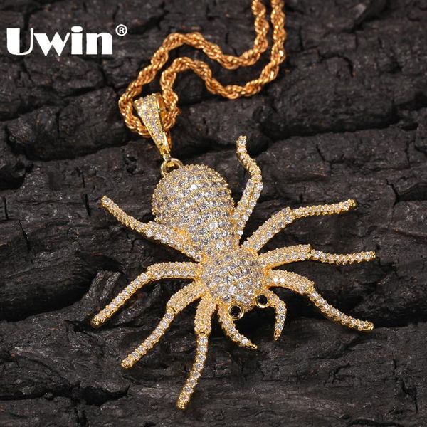 uwin spider pendant necklaces hiphop chain bling bling cubic zirconia men women gift fashion jewelry drop shipping, Silver
uwin spider pendant necklaces hiphop chain bling bling cubic zirconia men women gift fashion jewelry drop shipping, Silver