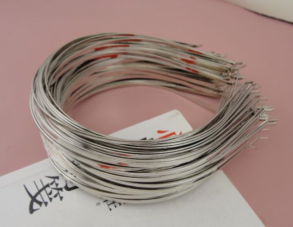 50pcs regular quality silver finish 3mm plain metal hair headbands with bend tips hair hoops at lead and nickle free
50pcs regular quality silver finish 3mm plain metal hair headbands with bend tips hair hoops at lead and nickle free
