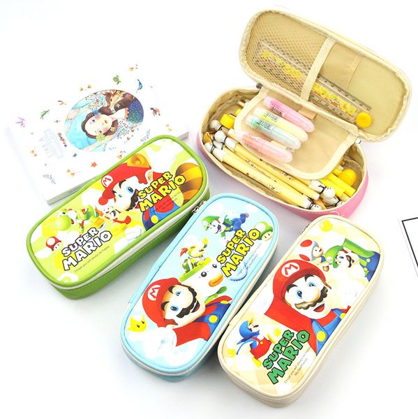 cartoon mario pencil case cute big capacity pu leather pen bag stationery pouch pencil bag box school supplies gift zakka
cartoon mario pencil case cute big capacity pu leather pen bag stationery pouch pencil bag box school supplies gift zakka