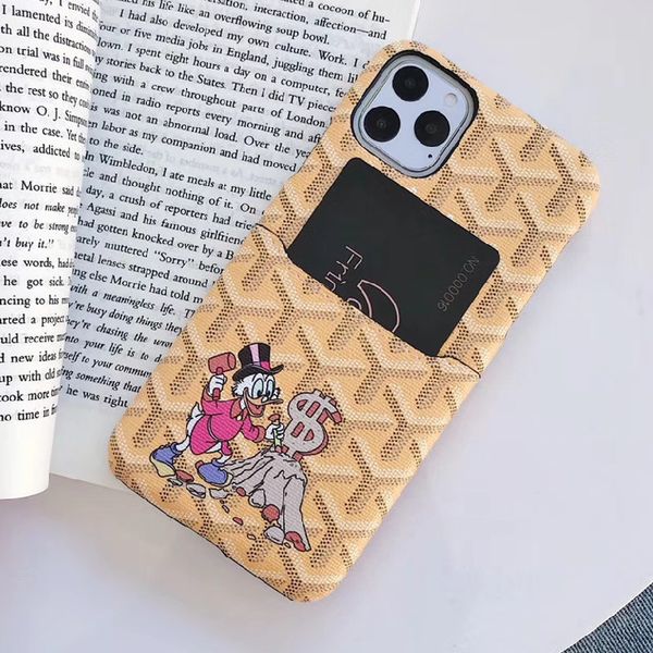 

For Samsung S20 S10 S9 S8 Plus Note10 Note9 Leather Phone Case for iphone 11 Pro Max 7 8 plus X XS XR XsMax Card Holder Fashion Phone Cover