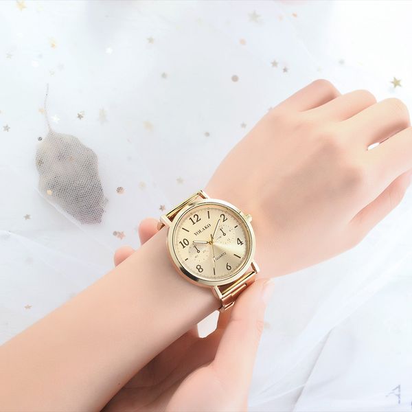yolako casual quartz stainless steel band newv strap watch analog wrist watch ing, Slivery;brown
yolako casual quartz stainless steel band newv strap watch analog wrist watch ing, Slivery;brown