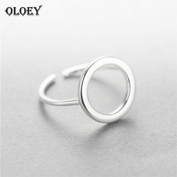 oloey real 925 sterling silver round circle open rings for women personality simple style lady anti-allergy fine jewelry ymr009, Golden;silver
oloey real 925 sterling silver round circle open rings for women personality simple style lady anti-allergy fine jewelry ymr009, Golden;silver
