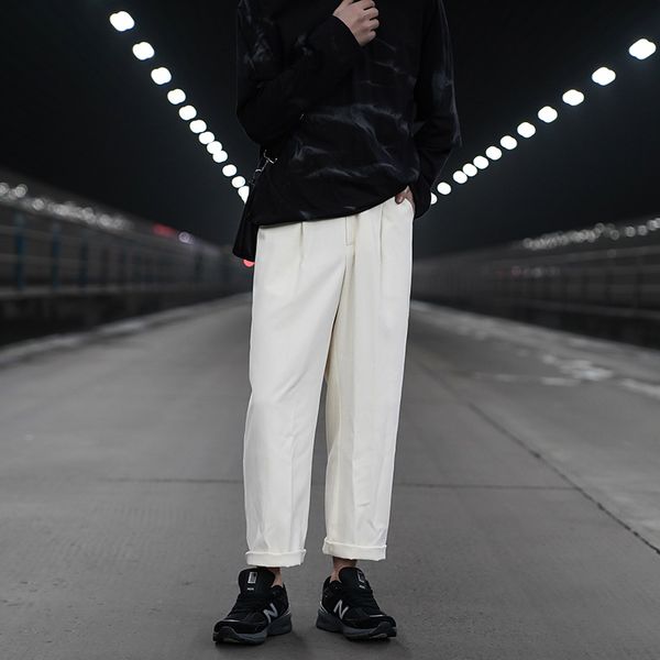 spring summer straight casual pants men's fashion solid color loose trousers men streetwear wild black white pants mens s-2xl
spring summer straight casual pants men's fashion solid color loose trousers men streetwear wild black white pants mens s-2xl