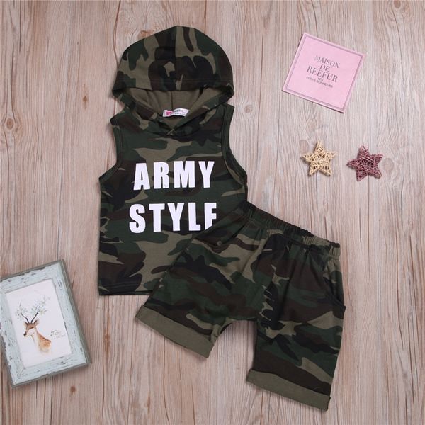 summer boy camouflage set kids clothes letter camouflage hoodies vest +shorts 2 pieces sets kids designer clothes boys jy559, White
summer boy camouflage set kids clothes letter camouflage hoodies vest +shorts 2 pieces sets kids designer clothes boys jy559, White