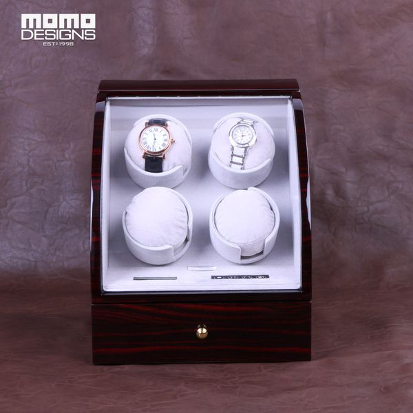 deluxe watch winder for 4 automatic watches japan motor winder machine display with lcd control system, Black
deluxe watch winder for 4 automatic watches japan motor winder machine display with lcd control system, Black