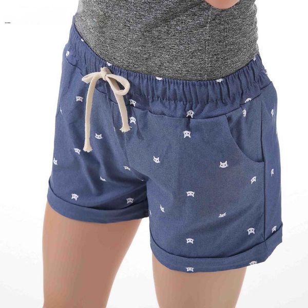 summer women's home casual elastic waist cotton shorts printed cat pumping self-cultivation shorts candy shorts, White;black
summer women's home casual elastic waist cotton shorts printed cat pumping self-cultivation shorts candy shorts, White;black