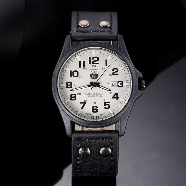 2019 sports men's watch digital display waterproof step counter leather clock leathermale wristwatches, Slivery;brown
2019 sports men's watch digital display waterproof step counter leather clock leathermale wristwatches, Slivery;brown