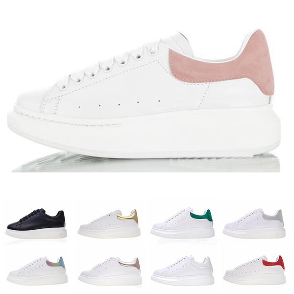 new season running shoes fashion luxury women white leather platform shoes flat casual party wedding designer men sport sneakers 36-44, White;red
new season running shoes fashion luxury women white leather platform shoes flat casual party wedding designer men sport sneakers 36-44, White;red