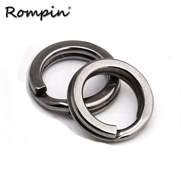 rompin 50pcs/lot stainless steel split flat rings for fishing lures crank bait hard bait carp fishing tools double loop 
rompin 50pcs/lot stainless steel split flat rings for fishing lures crank bait hard bait carp fishing tools double loop
