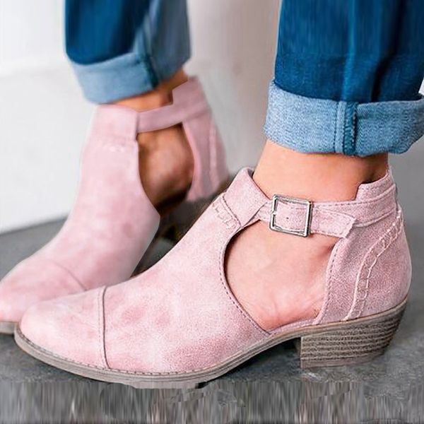 ankle boots for women hollow buckle strap pointed toe autumn boots single retro square heel casual shoes botines mujer #0814, Black
ankle boots for women hollow buckle strap pointed toe autumn boots single retro square heel casual shoes botines mujer #0814, Black
