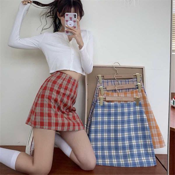 womens plaid short skirt korean vintage a-line high waist ulzzang skirts sweet kawaii harajuku female mini skirts clothing, Black
womens plaid short skirt korean vintage a-line high waist ulzzang skirts sweet kawaii harajuku female mini skirts clothing, Black