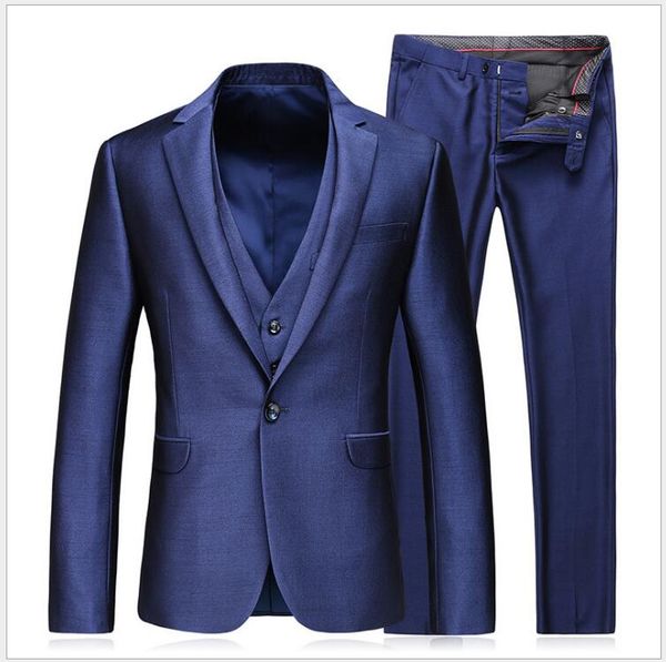 solid color business casual three pieces (blazer+pant+vest) wear for men one button groomsmen wedding clothing suits, Black;gray
solid color business casual three pieces (blazer+pant+vest) wear for men one button groomsmen wedding clothing suits, Black;gray