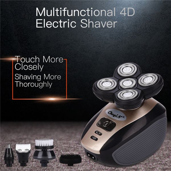 220-240v rechargeable rotary electric shaver 5d floating blade heads washable shaving razors men beard nose ear trimmer machine
220-240v rechargeable rotary electric shaver 5d floating blade heads washable shaving razors men beard nose ear trimmer machine