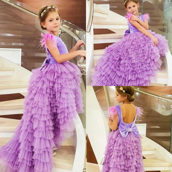 2019 cute purple flower girl dresses jewel neck high low feather girls pageant dressfloor length first holy communion dresses, White;blue
2019 cute purple flower girl dresses jewel neck high low feather girls pageant dressfloor length first holy communion dresses, White;blue