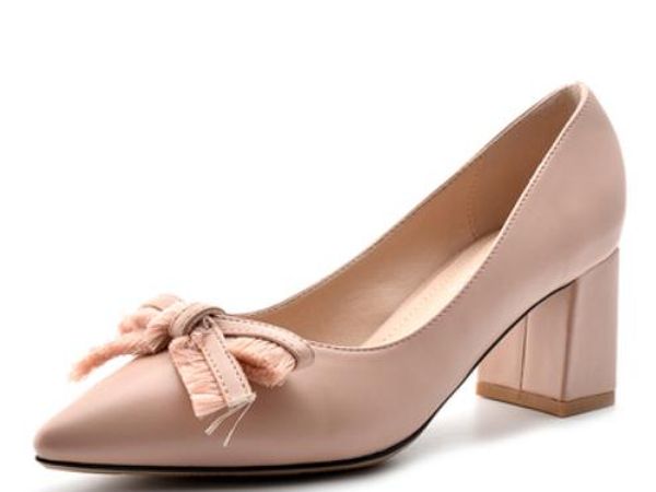 2019 women's shoes in spring and autumn with new style high heel coarse heel pointed end bowknot @93, Black
2019 women's shoes in spring and autumn with new style high heel coarse heel pointed end bowknot @93, Black