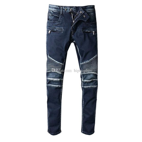 luxury mens designer jeans distressed ripped biker jeans slim fit motorcycle biker denim jean mens jeans, Blue
luxury mens designer jeans distressed ripped biker jeans slim fit motorcycle biker denim jean mens jeans, Blue