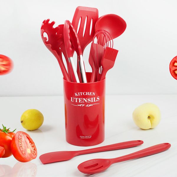 silicone kitchenware cooking utensils set heat resistant kitchen non-stick cooking utensils baking tools kitchen accessories
silicone kitchenware cooking utensils set heat resistant kitchen non-stick cooking utensils baking tools kitchen accessories