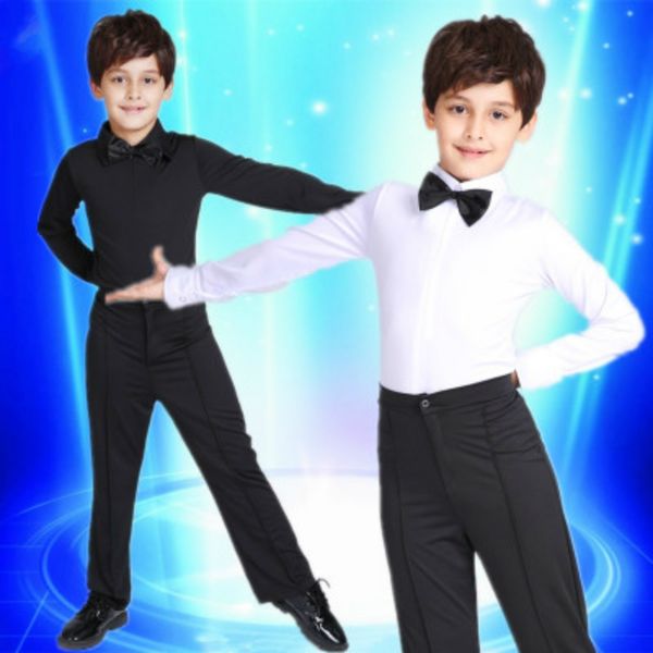 boy latin ballroom costume sets children latin shirt+pants suit rumba samba dancewear dance competition clothes, Black;red
boy latin ballroom costume sets children latin shirt+pants suit rumba samba dancewear dance competition clothes, Black;red