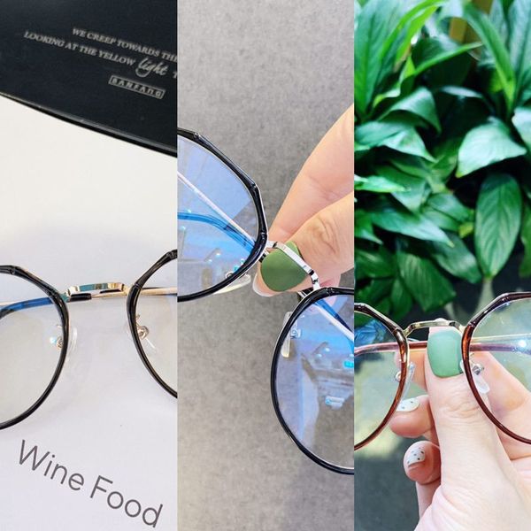female 2019 myopia plain glasses fashionable transparent round frame glasses frame, Silver
female 2019 myopia plain glasses fashionable transparent round frame glasses frame, Silver