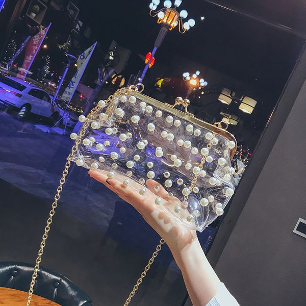 women's designer handbag 2018 summer fashion handbag pearl transparent lady chain shoulder bag elegant female bags
women's designer handbag 2018 summer fashion handbag pearl transparent lady chain shoulder bag elegant female bags