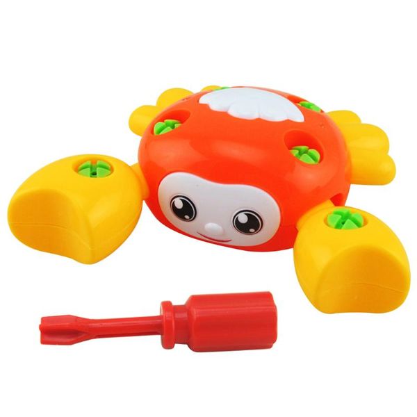 children manual disassembly cartoon crab assembly screw nut toys diy assembling model kids educational toys random color
children manual disassembly cartoon crab assembly screw nut toys diy assembling model kids educational toys random color
