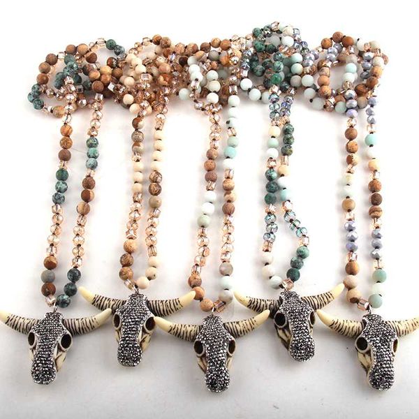 rh fashion bohemian tribal jewelry crystal / natural stone long knotted beige crystal horn pendant necklaces for women necklace, Silver
rh fashion bohemian tribal jewelry crystal / natural stone long knotted beige crystal horn pendant necklaces for women necklace, Silver