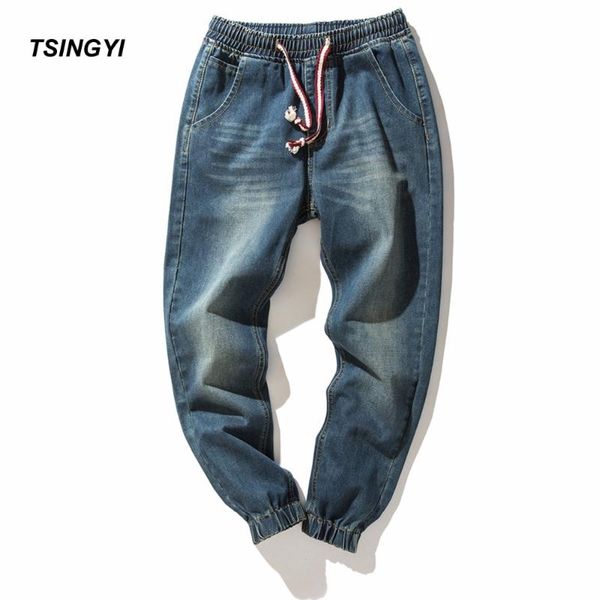 tsingyi denim stretch elastic waist jeans men blue cargo drawstring harem jeans homme 100% cotton plus size full length pants
tsingyi denim stretch elastic waist jeans men blue cargo drawstring harem jeans homme 100% cotton plus size full length pants