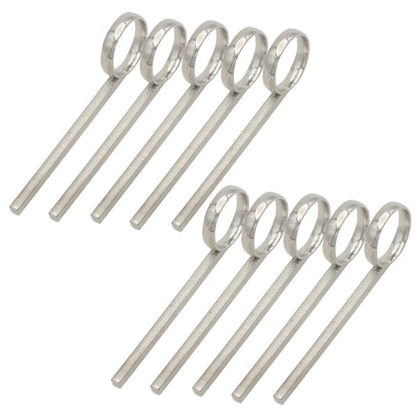 10 pieces silver plated slide finger ring for trumpet cornet repairing replacement parts
10 pieces silver plated slide finger ring for trumpet cornet repairing replacement parts