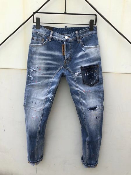 2019 fashion men's washed design paint casual blue slim summer lightweight denim stretch denim stretch jeans pants straight leg trouser
2019 fashion men's washed design paint casual blue slim summer lightweight denim stretch denim stretch jeans pants straight leg trouser