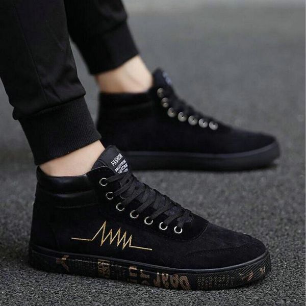 casual flats sneakers shoes men 2019 new fashion all black breathable men lace up walking canvas shoes high sneakers male
casual flats sneakers shoes men 2019 new fashion all black breathable men lace up walking canvas shoes high sneakers male