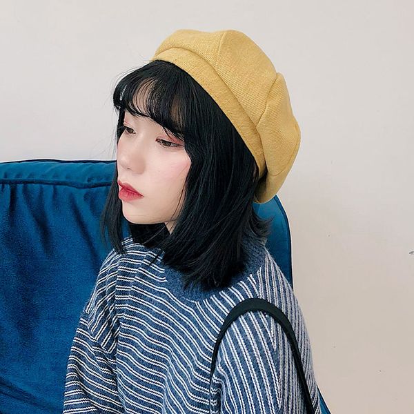 hat female 2020 women's girls beret winter beanie hat warm womens berets elegant french artist warm wool beret black khaki beige, Blue;gray
hat female 2020 women's girls beret winter beanie hat warm womens berets elegant french artist warm wool beret black khaki beige, Blue;gray