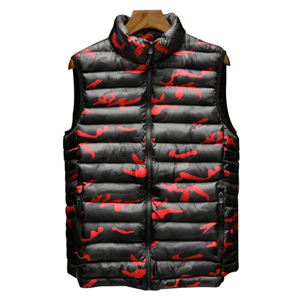 2018 brand mens jacket sleeveless vest autumn winter coats male cotton-padded men's camouflage vest men thicken waistcoat 4xl, Black;white
2018 brand mens jacket sleeveless vest autumn winter coats male cotton-padded men's camouflage vest men thicken waistcoat 4xl, Black;white