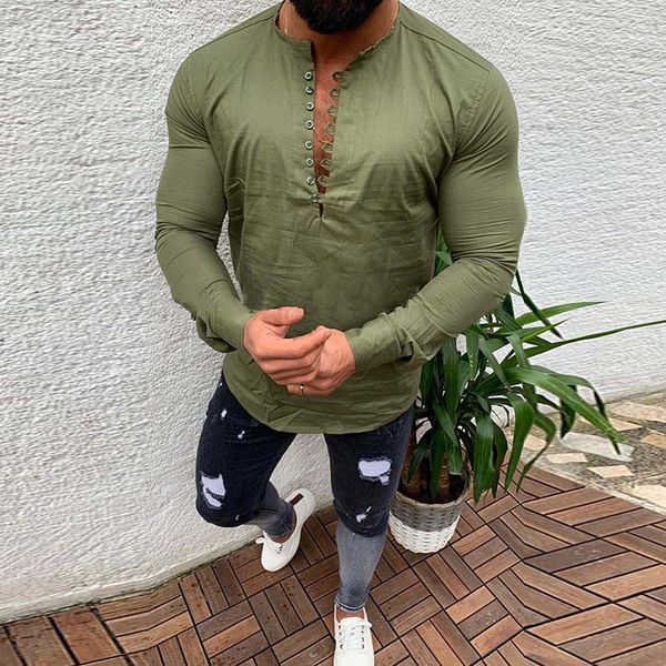 2020 new shirts men's casual slim muscle male long sleeve shirt breathable buttons plus size cotton and linen blends, White;black
2020 new shirts men's casual slim muscle male long sleeve shirt breathable buttons plus size cotton and linen blends, White;black