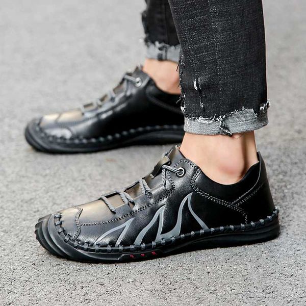 leather shoes men lace-up flat loafers male comfortable men driving shoes lace-up male loafers moccasins, Black
leather shoes men lace-up flat loafers male comfortable men driving shoes lace-up male loafers moccasins, Black