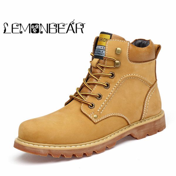 cow leather men boots autumn winter ankle boot men's snow shoe work plus size 37-48 waterproof boots combat boot warm, Black
cow leather men boots autumn winter ankle boot men's snow shoe work plus size 37-48 waterproof boots combat boot warm, Black