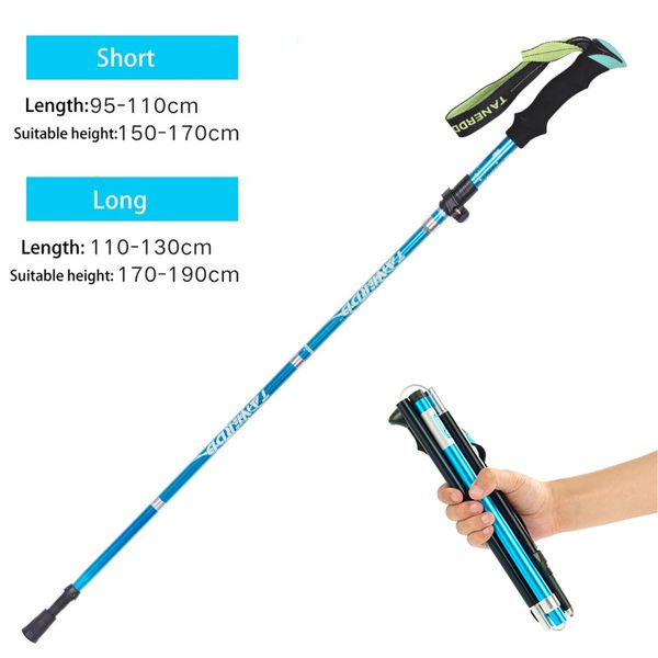 outdoor tent bracket folding trekking poles nordic hiking nature hike antishock adjust 5-section aluminum alloy alpenstock
outdoor tent bracket folding trekking poles nordic hiking nature hike antishock adjust 5-section aluminum alloy alpenstock