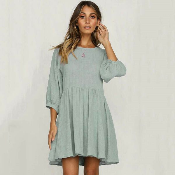 casual dresses women plain long sleeve high waist ladies t shirt dress elegant party loose cute sundress, Black;gray
casual dresses women plain long sleeve high waist ladies t shirt dress elegant party loose cute sundress, Black;gray