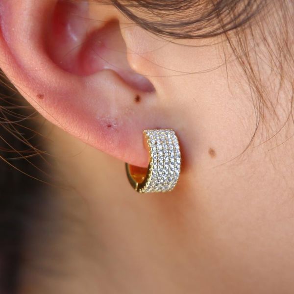 huggie hoop earring with micro paved cubic zirconia sparking bling fashion cz mini hoops, Golden;silver
huggie hoop earring with micro paved cubic zirconia sparking bling fashion cz mini hoops, Golden;silver
