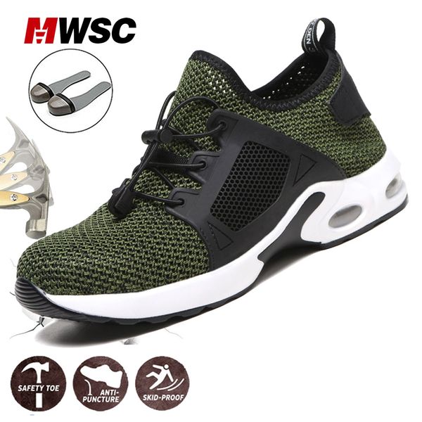 man safety shoes for man mesh work safety breathable construction safe steel toe cap shoes lightweight male work boots, Black
man safety shoes for man mesh work safety breathable construction safe steel toe cap shoes lightweight male work boots, Black