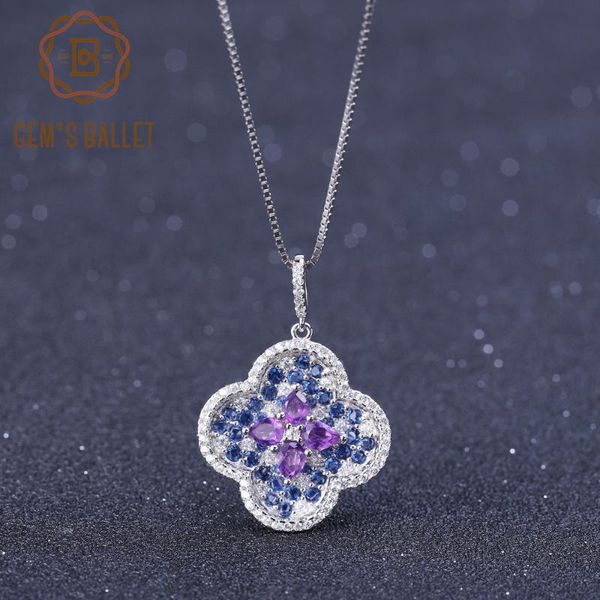 gem's ballet 0.68ct natural purple amethyst gemstone pendant pure 925 sterling silver flower necklace for women fine jewelry
gem's ballet 0.68ct natural purple amethyst gemstone pendant pure 925 sterling silver flower necklace for women fine jewelry