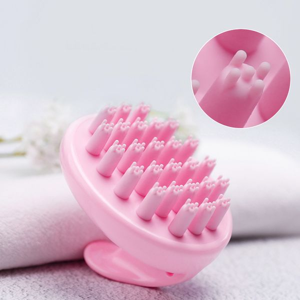 1 pcs spa slimming massage brush silicone head body shampoo scalp massage brush comb hair washing comb shower bath brush props beauty care, Silver
1 pcs spa slimming massage brush silicone head body shampoo scalp massage brush comb hair washing comb shower bath brush props beauty care, Silver
