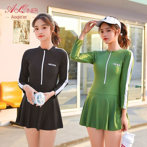 2020 high-grade conjoined swim slim flat-angle belly-covering swimsuit girl conservative ins spring swimming suit 056154, White;black
2020 high-grade conjoined swim slim flat-angle belly-covering swimsuit girl conservative ins spring swimming suit 056154, White;black