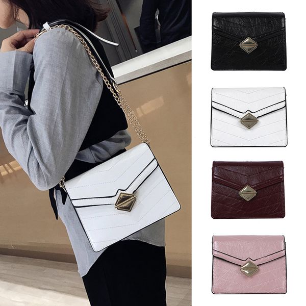 2019 new fashion pu single shoulder bag plug lock handbag with golden chain strap for women girls lby2019
2019 new fashion pu single shoulder bag plug lock handbag with golden chain strap for women girls lby2019