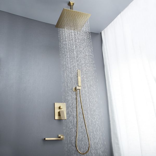 luxury bathroom shower faucet set 2/3 function and cold shower controller 8/10/12" bath ceiling rain shower head kits golden color
luxury bathroom shower faucet set 2/3 function and cold shower controller 8/10/12" bath ceiling rain shower head kits golden color