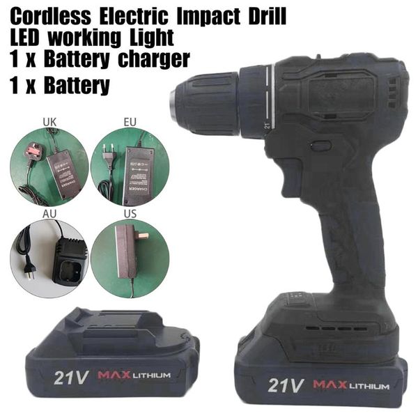 21v 3 in 1 electric cordless brushless impact drill 10mm rechargable electric screwdriver with lithium-ion battery power tool
21v 3 in 1 electric cordless brushless impact drill 10mm rechargable electric screwdriver with lithium-ion battery power tool
